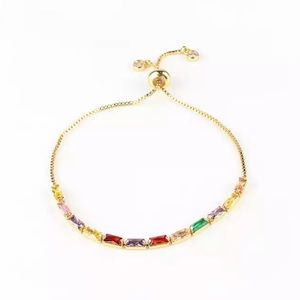 Gold Rainbow Bracelet